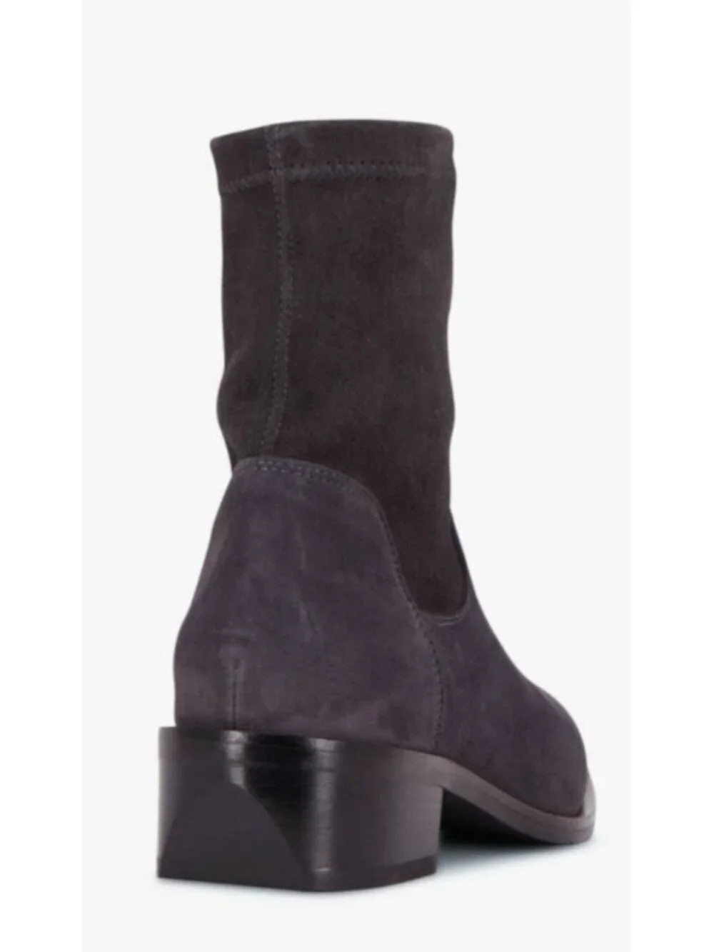 Aquatalia Italy Navy Blue Suede Ankle Boots Women’s 8 Waterproof Sock Booties